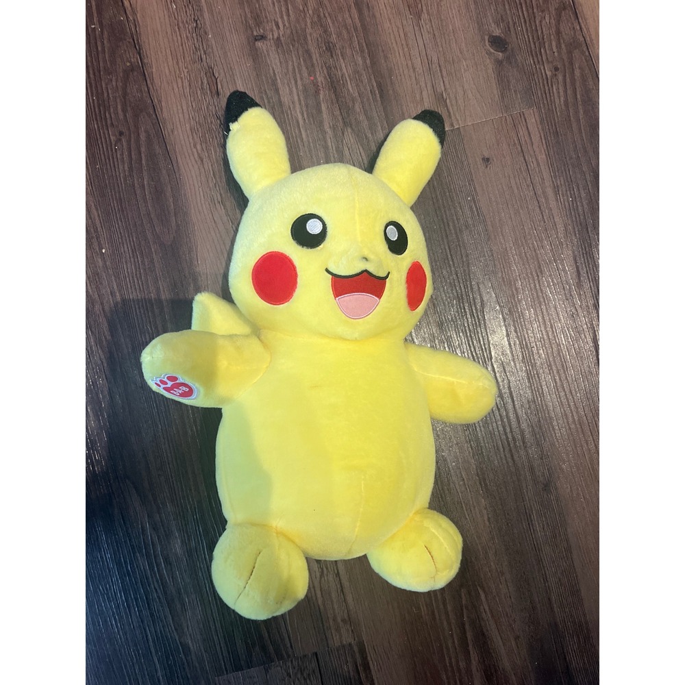 Build-A-Bear Pokemon Pikachu Plush Stuffed Animal Yellow 18 Inch Toy